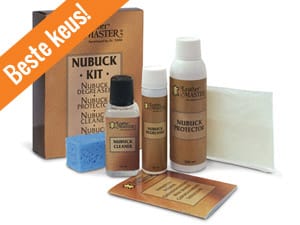 bekennen Verbeteren Samenstelling Nubuckkit - het meest complete onderhoudspakket voor geschuurd leder.