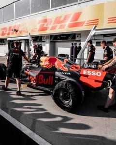 de leren overall van max verstappen
